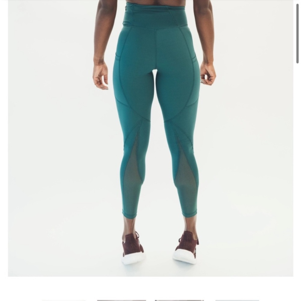 P'tula Green crystal High-Waisted Performance Leggings c - Picture 2 of 7